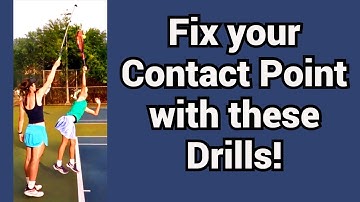 How to work on reaching a higher contact point on the serve