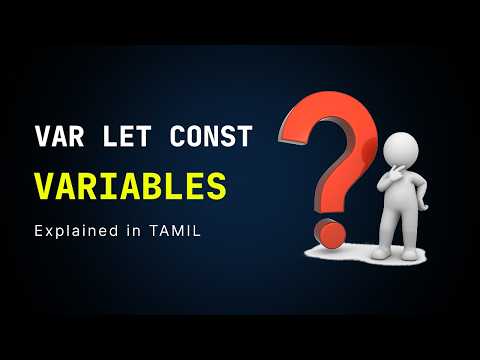 JavaScript Variables Explained 🔥 | var vs let vs const (Beginner Friendly) | Code With Praba | Tamil