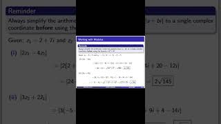 #MathSolutions #ComplexNumbers #MathExercise #FscMath #Class11Math #CollegeMath #MathTricks