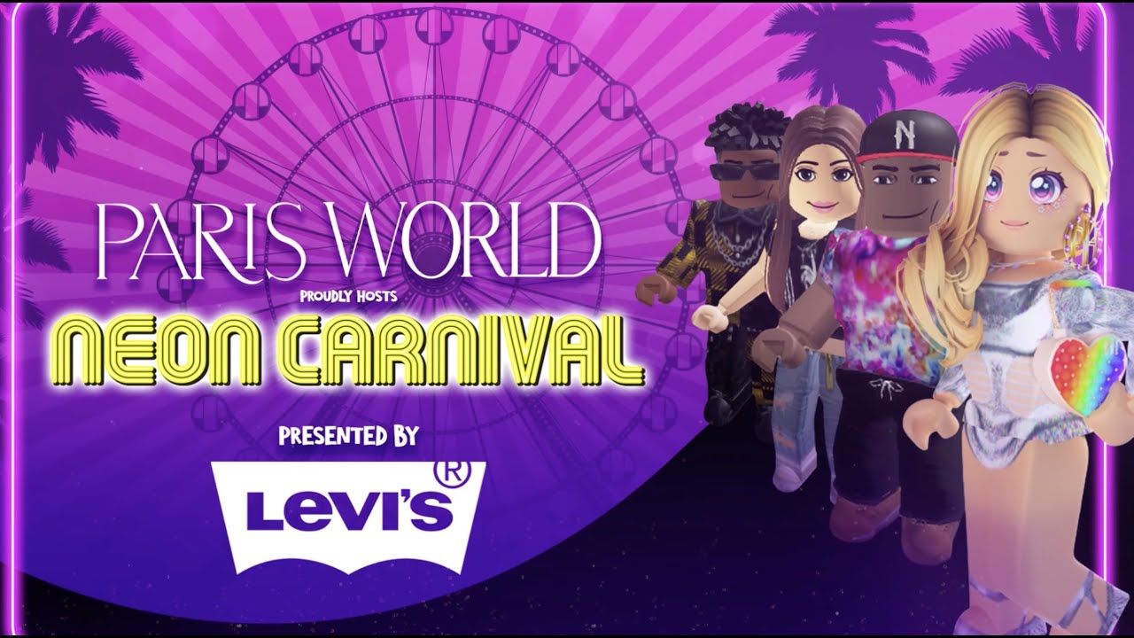 Paris Hilton Hosts Neon Carnival in the Metaverse For The First Time Ever  in Paris World! - YouTube