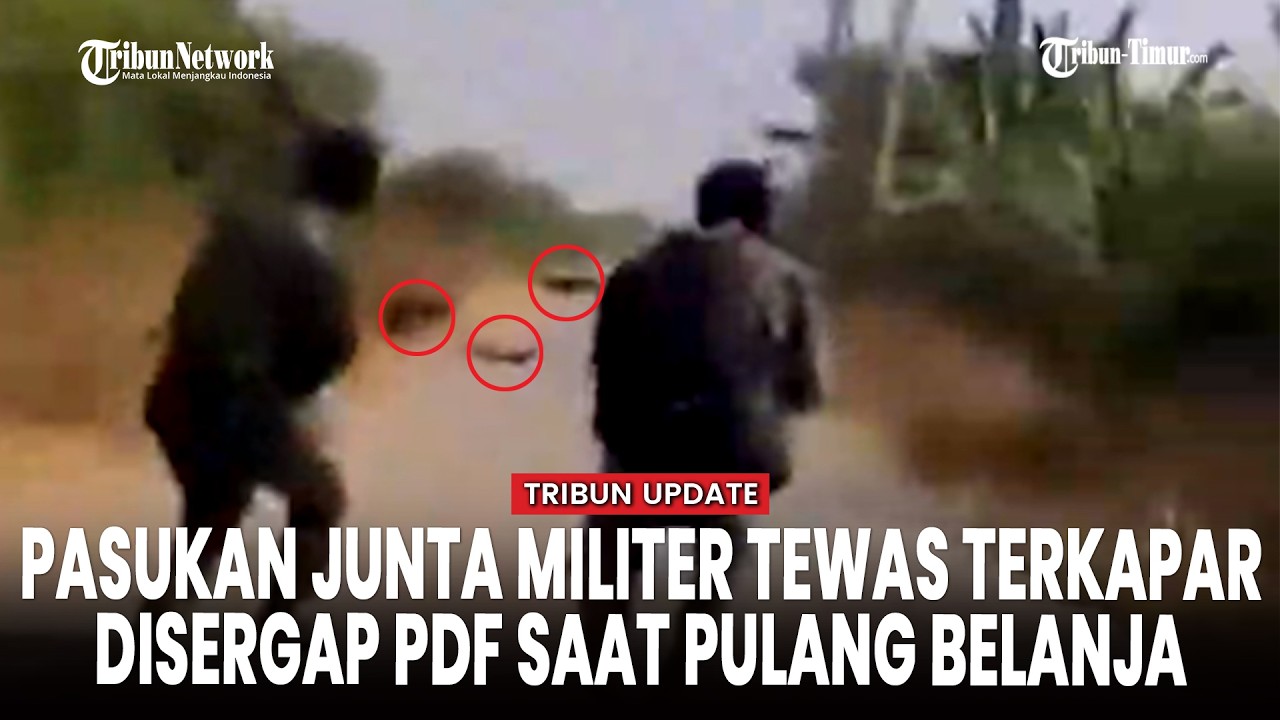 Penyergapan di Myingyan! Pasukan PDF Serang Tentara Junta di Tengah Jalan