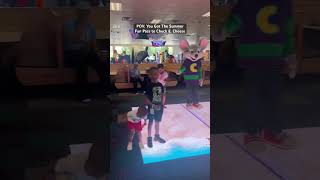 Vibing With Chuck E. Cheese #chuckecheese #summerfunpass #toddleractivities