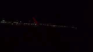 Easyjet A320 Night Time Landing At Bristol Airport