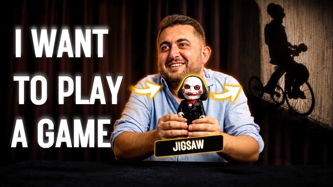 "I WANT TO PLAY A GAME" 🎬 JIGSAW'I 3D BASTIM | Testere | 3D Print Jigsaw Saw