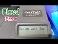 How to Fix duplicate unit jam in Pantum P3010dw Easily