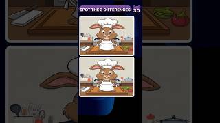 Spot the 3 Differences Hard Short Puzzle #1376