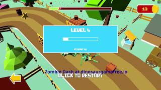 Zombie Dash at dinosaurgamefree io