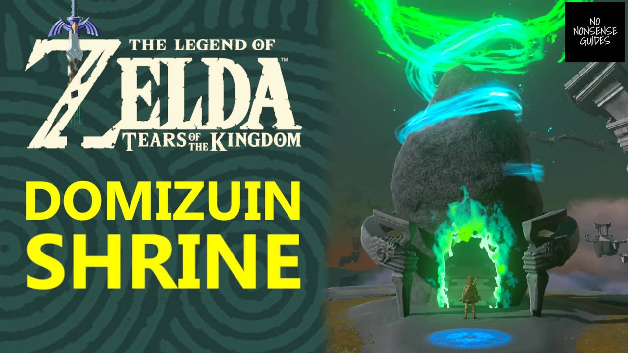 Zelda ToTK Domizuin Shrine Walkthrough - Prone Pathway - Tears of Kingdom