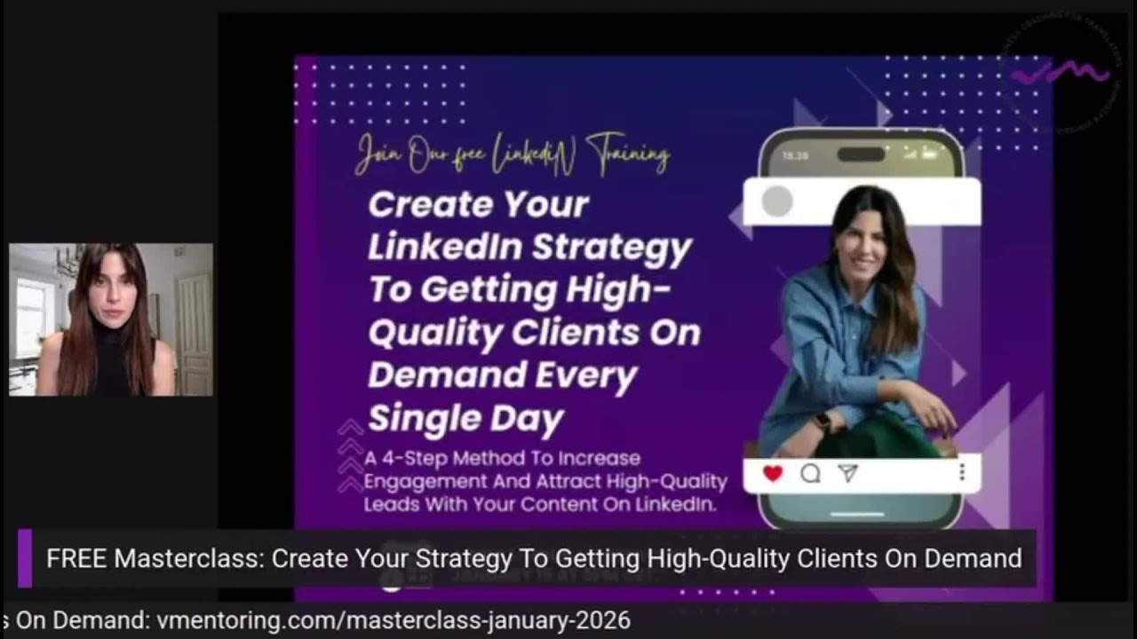 🚀 FREE 1-HOUR TRAINING — TOMORROW

I’m hosting a live LinkedIn masterclass where we’ll build your c