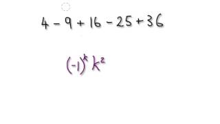 Video 1602 - Summation Notation