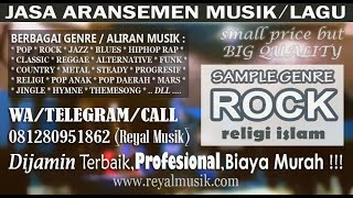 JASA ARANSEMEN MUSIK LAGU - Genre Rock Religi Islam (Sample, PORTOFOLIO KLIEN) screenshot 5