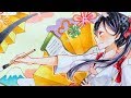 書道少女描いてみた【コピック】