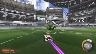 rocket league flip reset wavedash shot