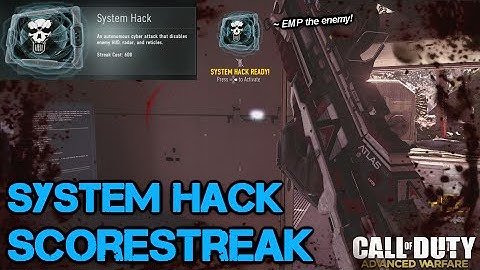 System Hack Scorestreak! | Call of Duty: Advanced Warfare  PS4 | (1080p/60FPS ) [HD]