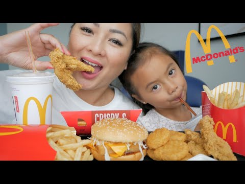 McDonald's Thailand Mukbang N.E Let's Eat