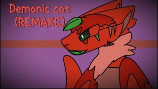 Demonic cat REMAKE || Funta Cat || animation meme ||