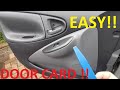 How To Remove The Door Card On A Toyota Yaris !!!!