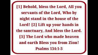 Psalms 134:1-3