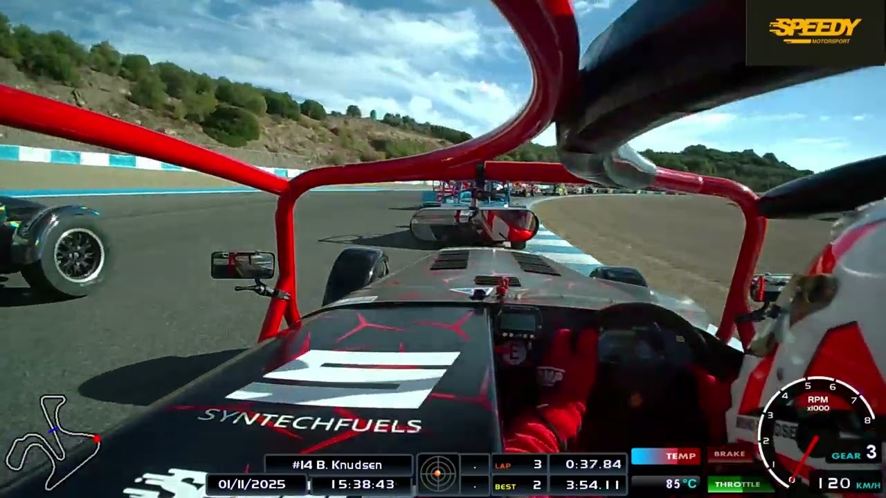 Caterham 420R Race start and Crash lap 1 Race 2, JEREZ  2025