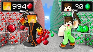 Thử Thách Ruby Vs Ngọc Lục Bảo Trong Minecraft