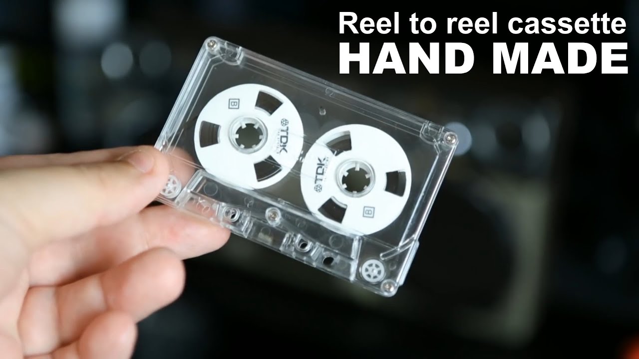 1PC Homemade Metal Reel To Reel Cassette Tape Audio Tape Empty
