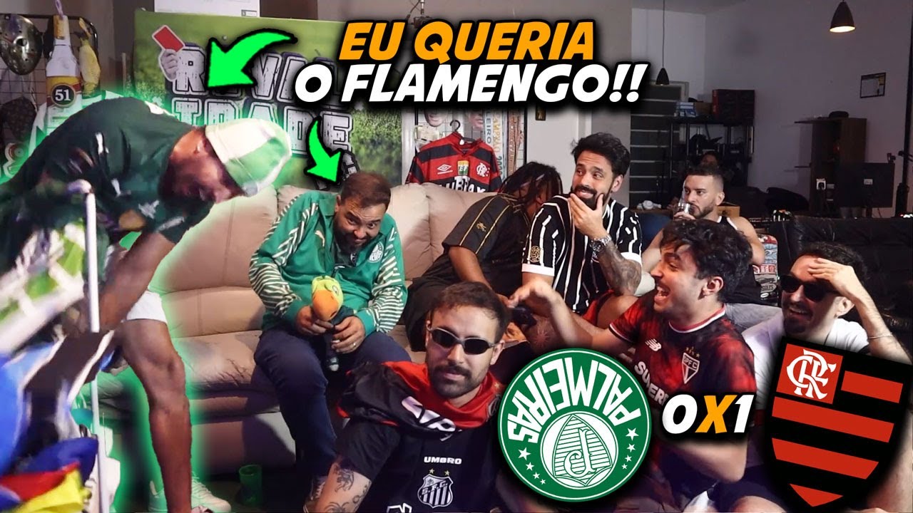React Palmeiras 0x1 Flamengo | Melhores momentos | Gols | Libertadores