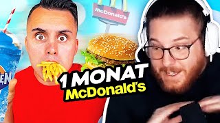 ER isst 1 MONAT nur McDonalds?! 💀 | #ungeklickt