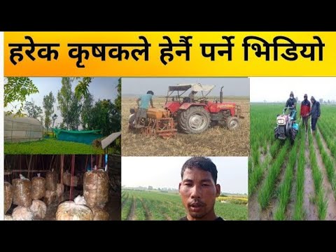 आधुनिक कृषि: आधा लगानीमा दोब्बर उत्पादन यसरी गर्न सकिन्छ!!!आफ्ना आधुनिक कृषि यन्त्र आफै बनाउदै कृषक