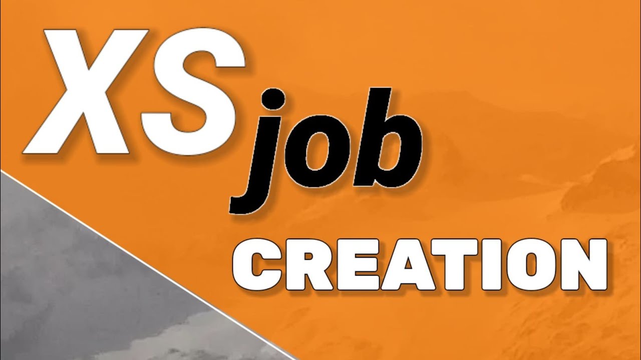 SAP HANAXS Job CreationClear Explanation. YouTube