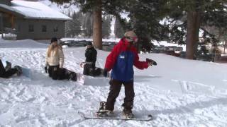 Dancer Snowboarding