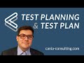 Test Planning and Test Plan