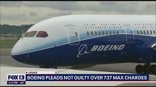 Boeing pleads not guilty to criminal charge related to deadly 737 Max jet crashes