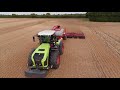 Flawborough Farms Claas Xerion with 12 meter Horsch drill