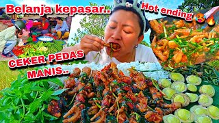 Download Lagu BELANJA KEPASAR, MASAK DAN MAKAN CEKER PEDAS MANIS, HOT ENDING🥵🔥 MP3