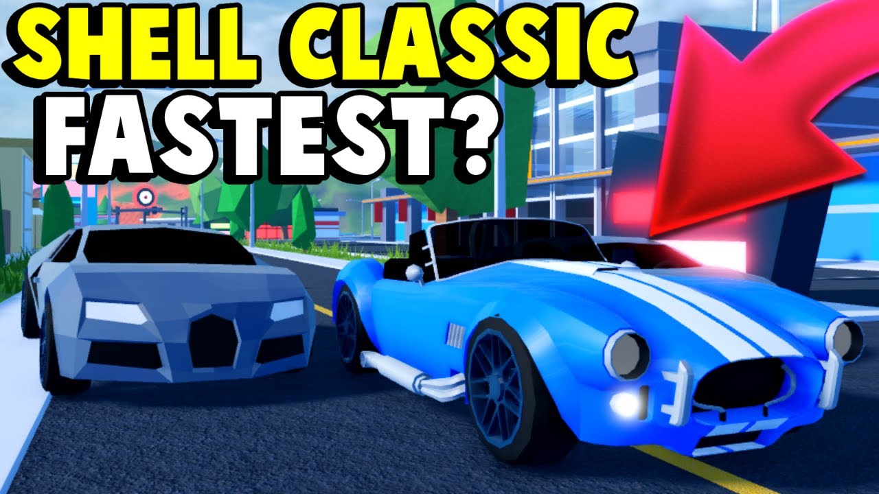 The ULTRA RARE Shell Classic Is The FASTEST Safe Vehicle! | Roblox Jailbreak Speed Test