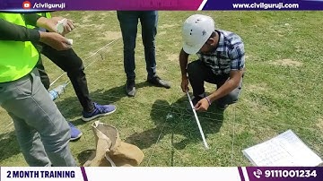 Learn to do centerline layout on site || By Civil Guruji Delhi