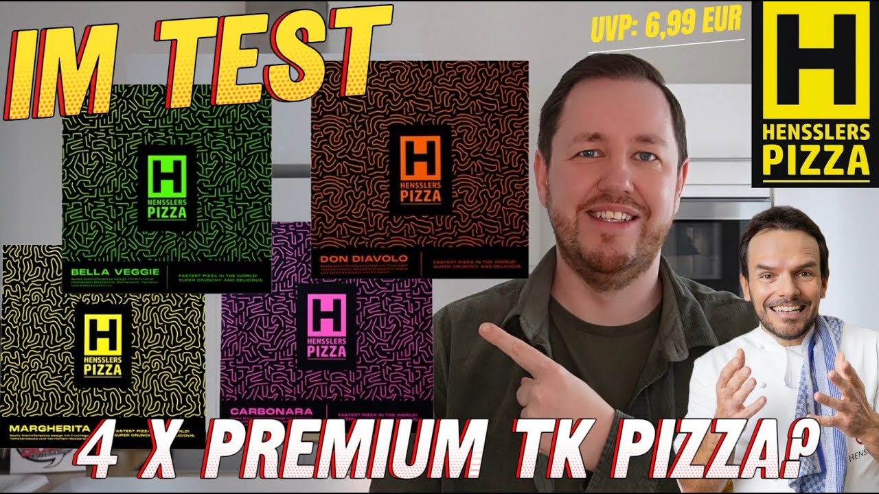 Steffen Henssler: Alle 4 Premium Pizzen im XXL Test