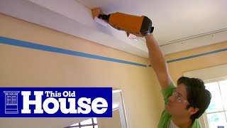 How to Install Three-Piece Crown Molding | This Old House