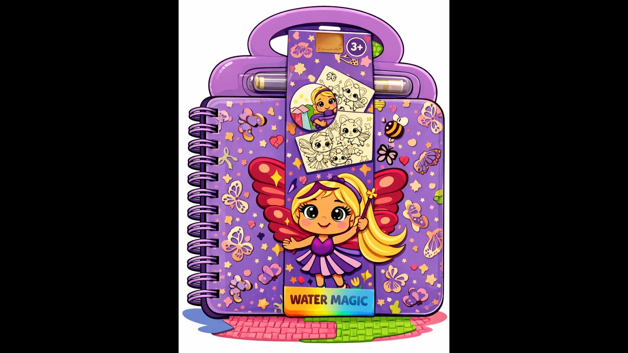 ✨ Pintura Mágica con Agua 💧🎨 ¡Descubre los colores secretos!