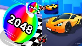 Race Master 3D Vs Ball Run 2048 | All Levels Speed Run Gameplay Epic 1 #BestGames