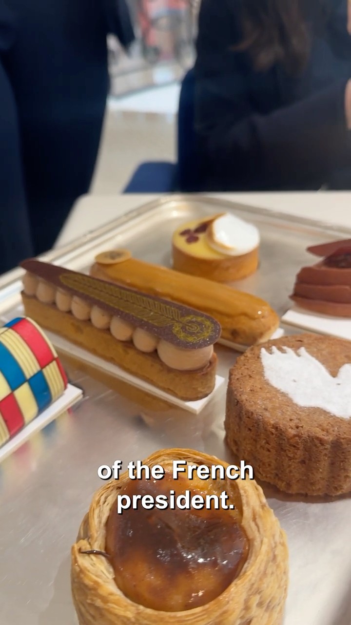 I tried the president's pastries! - YouTube
