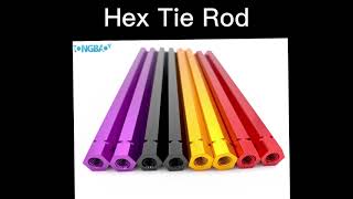 Go Kart Parts Series 5——Tie RodAluminum Color Anodized Tie Rod for Karting
