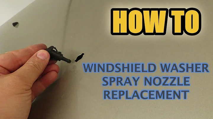 How To Replace a Windshield Washer Nozzle - Ram 1500 and Jeep Patriot