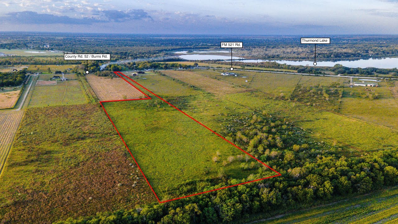 12.77 Acres Land for Sale in Rosharon, TX YouTube