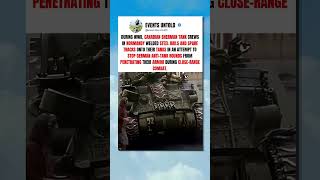 The Desperate Tank Upgrade Canadian Crews Used in Normandy #ww2 #shorts