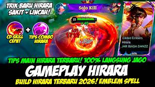 CARA JAGO HIRARA 2026❗TIPS MAIN HIRARA TERBARU❗BUILD HIRARA TERSAKIT 2026❗TOP GLOBAL HIRARA COMBO