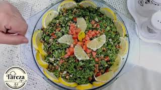 طريقة عمل التبولة السورية أسرار و نصائح  ، الصحن المفضل للعزائم و السهرات #تبولة #tabouli