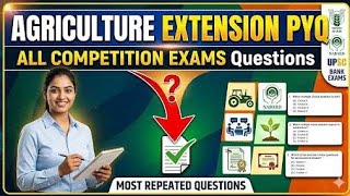 Agriculture Exactions PYQ questions  ( All Agriculture Compitition Exam)Pre -PG, CUTE,#agriculture 