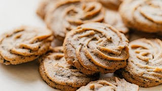 ASMR｜Рецепт печенья с кофейным маслом｜Coffee Butter Cookies Recipe