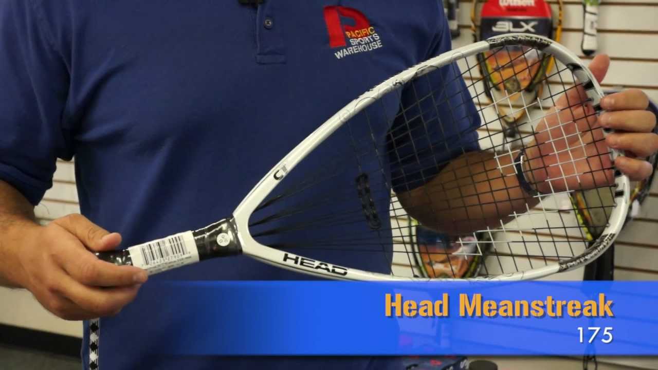 Head Meanstreak 175 Racquetball Racquet Review YouTube